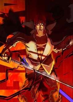 Red hair shanks using his conquer haki Android Wallpaper Black, Bleach Anime Art, Luffy Gear 5, Anime Dragon Ball Goku, Graphic Wallpaper