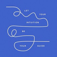 the words let your institution be your guide are drawn in white on a blue background