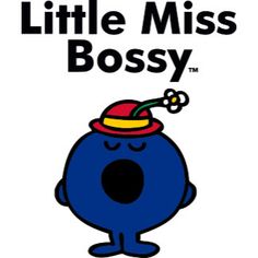 the logo for little miss bossy