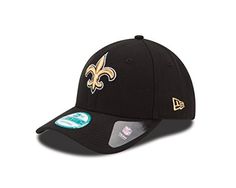 the new orleans saints'black and gold team logo hat