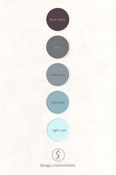 an image of the color palettes used to create this graphic design for a website