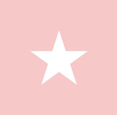 a white star on a pink background