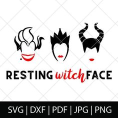 the logo for resting witch face