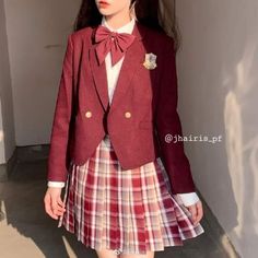 Korean School Uniform Outfits, School Uniform Outfits Ideas, Outfits Ideas Korean, Korean Outfits Ideas, Korean Aesthetic Outfits, Uniform Outfits Ideas, Yoo Kangmin, College Dress