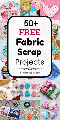 the top 50 free fabric scrap projects