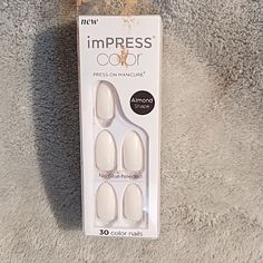 New Sealed Box - 30 Press-On Nails. Almond Shape.No Glue Needed. What's In The Box?? (Other Than The Nails) Prep Pad, Mini File, Manicure Stick. Nails Almond Shape, Almond Shape, Nails Almond, Kiss Makeup, The Box, Press On Nails, Womens Makeup, Nail Colors, New Color