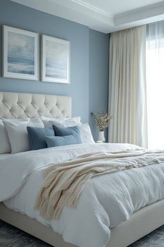 29 Minimalist Blue Fantasy Bedroom Ideas for a Tranquil Vibe