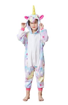 PRICES MAY VARY. Material ：unicorn onesie Kids Flannel,breathable,soft and skin-friendly,comfortable SIZE CHOICE: 2-4 Years fits for height 37-41", 4-6 Years fits for height 41-45", 6-8 Years fits for height 45-49", 8-10 Years fits for height 49-53", 10-12Years fits for height 53-57".If you are unsure of the size, it is recommended to choose the one size larger. Multi-purpose: Pajamas, Sleepwear,Performance clothes, Christmas unicorn costumes,Halloween role-playing clothes, Birthday gifts,Festiv Unicorn Cosplay, Onesie Party, Unicorn Costume Kids, Unicorn Pajamas, Unicorn Onesie, Animal Onesies, Winter Pjs, Animal Onesie, Animal Pajamas