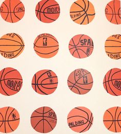 an image of basketballs on the wall