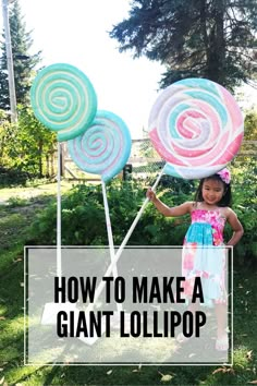 Giant Lollipop, Lollipop Decorations, Willy Wonka Party, Diy Candy Land, Lollipop Party