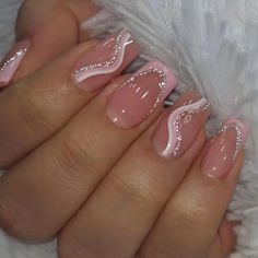 PRICES MAY VARY. 【10 Minutes Nails at Home】We ROFIBUT have unique french designs and highest quality nails. You can make yourself a nail art in a few minutes at home with our product. Come and get enjoy with ROFIBUT Nails. 【Soft & Flexible】Made with soft gel, our brown white french tip false nails are gentle on your nail beds and feel like real nails. They fit the nail bed perfectly with a seamless cuticle line. 【Package Included】24pcs glossy pink french tip false nails, jelly glue, a wooden sti Deluxe Nails, Bday Nails, Easy Nails, Summery Nails, White Nail, Short Acrylic Nails Designs, Nailed It