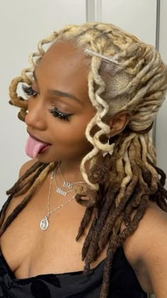 Crown Dreadlock Styles, Dread Loc Hair Styles, Loc Updo Medium Length, Loc Pigtails Style, Locs Graduation Hairstyles, Curly Locs Styles, Fancy Loc Styles For Women, Long Loc Hairstyles For Women