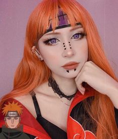 Naruto Halloween Costumes, Red Hair Cosplay, Naruto Cosplay Costumes, Naruto Costumes, Couples Cosplay, Cosplay Inspiration