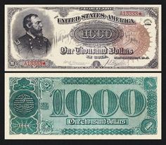 an old one hundred dollars bill