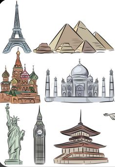 an image of famous places in the world