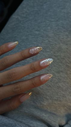 Textured Nails, Hard Gel Nails, Milky Nails, Smink Inspiration, Summery Nails, Her Nails, Mermaid Nails, Makijaż Smokey Eye, Pearl Nails