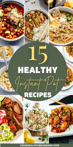 the top 15 healthy instant pot recipes