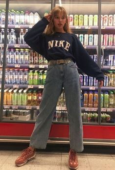 Outfit Ideas Streetwear, Fashion Teenage Girls, Skater Girl Outfits, Fashion 90s, Party Kleidung, 90s Outfit, Looks Street Style, Moda Vintage