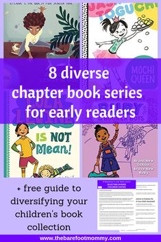 children's books with the title 8 diverse character book series for early readers free guide to diversifying your children's book collection