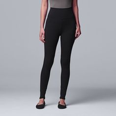 These classic Simply Vera Vera Wang shaping leggings are a must-have staple for your collection. These classic Simply Vera Vera Wang shaping leggings are a must-have staple for your collection. Slimming waistband power mesh shapes the midsection Soft and strong cotton fabric provides lasting comfortFIT & SIZING 27-in. inseam High rise sits on natural waistline Flat front waistbandFABRIC & CARE Cotton, polyester, spandex Machine wash ImportedSUSTAINABILITY FEATURES Supports more sustainab Fitted Yoga Tights With 5-inch Inseam, Fitted High-rise Leggings With Elastic Waistband, Tight High-rise Leggings With Wide Waistband, Fitted Activewear With Elastic Waistband And 5-inch Inseam, Fitted Leggings With Elastic Waistband For Pilates, High Rise Fitted Yoga Pants With Elastic Waistband, High-rise Fitted Activewear With Elastic Waistband, Versatile Fitted High-rise Activewear, Fitted Activewear With Wide Waistband And 5-inch Inseam