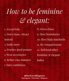 How To Be Feminine, Be Feminine, Divine Feminine Spirituality, Get My Life Together, Self Confidence Tips, Confidence Tips