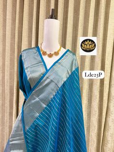 *Lde23P**Exclusive..Gold n silver lines paithani*Traditional Narayanpet Yoela paithani puresilk kadiyal silver jari  borders saree...gold n silver jari vertical lines sareesRich paithani weaving pallu with blouse...Silk mark certified..Ready to ship







Price:8800+ship



To Buy, click here or Whatsapp image to chat directly with us: 






Whatsapp on+ 91 9502316419