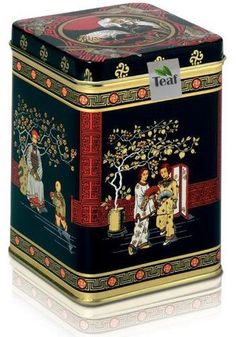 CANDIED ALMONDS - fruit tea - in a Black Jap Caddy - 77x77x100mm (75g) -- To view further for this item, visit the image link. (This is an affiliate link and I receive a commission for the sales) #TeaSamplers Ctc Tea, Irish Breakfast Tea