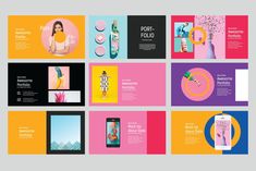 the colorful brochure is designed to look like an advertisement