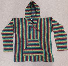 woven Rasta striped hoodie Rasta Style Clothes, Rasta Necklace, Bob Marley Hoodie, Rasta Hoodie, Rasta Hat, Striped Hoodie, Men Sweater, Gender Neutral, Sweatshirts Hoodie