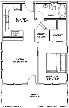 the floor plan for a two bedroom apartment with an attached bathroom and living room area