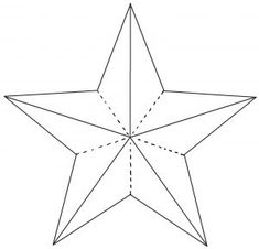 a star that is cut out to be used as an ornament for decoration