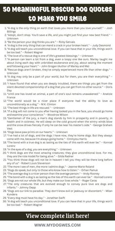 a poster with the words, 50 magnificent rescue do's and how to use them