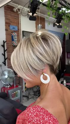 Kort Bob, Stacked Hair, Extensions Hair, Short Choppy Hair, Hair Color And Cut