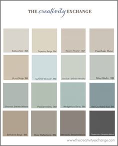 the different shades of gray paint