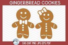 gingerbread cookies svg file