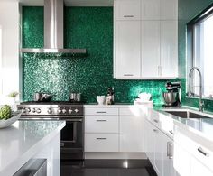 Discover 11 calming backsplash ideas for white cabinets with green hues that bring tranquility and a touch of nature to your kitchen. Explore how green tones can create a serene and inviting atmosphere when paired with white cabinetry. Textured Tile Backsplash, Backsplash Ideas For White Cabinets, Green Tile Backsplash, Green Backsplash, Inspiring Lifestyle, Mosaic Backsplash, Lifestyle Ideas, White Cabinetry, Backsplash Ideas