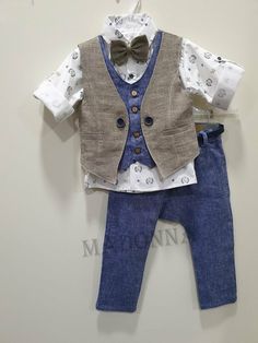 Βαπτιστικά για αγόρι 2017 Boy Dresses, Boys Party Wear, Kids Shirts Design, Blazer Outfits Men, Boy Sewing, Mother Daughter Outfits