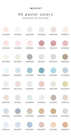 Hex Color, Hiasan Bilik Tidur, Pantone Colour Palettes, Hex Color Palette, Color Schemes Colour Palettes, Hex Color Codes, Pastel Colour Palette, Kraf Diy, Color Palette Design