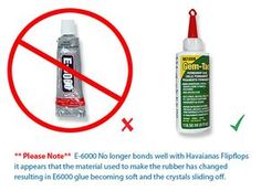 the instructions for how to use floss and glues on your car or truck