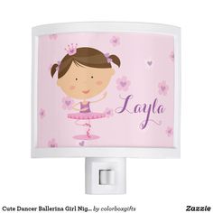 Cute Dancer Ballerina Girl Night Light Baby Safari Nursery, Light Girls, Girl Night