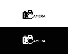 the camera logo is black and white, with an image of a camera on it