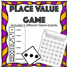 a place value game for students to play