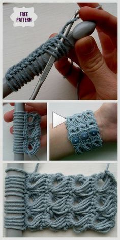 crochet bracelet pattern for beginners with instructions to make it easy and stylish