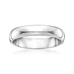 a wedding ring in white gold