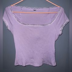 Super Cute Purple T-Shirt. Material Is So Soft And Comfortable. Can Be Worn Casually Or Anyway. Never Worn And No Damages. Purple T Shirts, Purple Shirt, Color Purple, Colorful Shirts, Hello Kitty, Super Cute, Kitty, Womens Tops, Tops & Tees