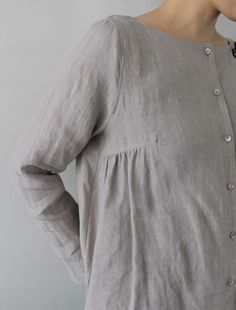 [Envelope Online Shop] Cynara Lisette tops Japanese Sewing, Clothing Details, Mode Vintage, Linen Dresses