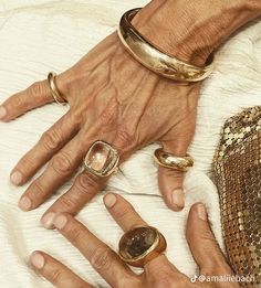 Sag Harbor Aunt, Chunky Gold Jewelry, Womens Rings, About Last Night, Night Photo, Gold Girl, Granny Chic, Big Rings, Jewellery Ideas