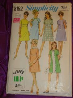 an old fashion sewing pattern for women's dresses