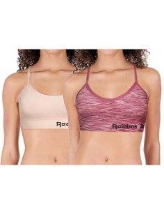 PRICES MAY VARY. OFFICIAL REEBOK: Women's Seamless Performance Bra; Greatness doesn’t come from standing still, Living an active life enables people to be their best selves TAG FREE: Lightweight, stretchy bralette designed for comfort; smooth, seamless, tag free design reduces irritation on sensitive skin; Performance bra provides medium support and is ideal for low impact activity CROSS BACK: Cami bralette with adjustable spaghetti straps; ensure this bralette fits perfectly and the no-show str Best No Show Bras, Red Space, Lounge Lingerie, Skin Irritation, Active Life, Reebok Women, Everyday Bra, Other Outfits, Womens Bras