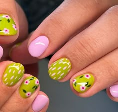 Nails Funky, Pretty Fingers, Nail Piercing, Minimal Nails Art, Colourful Nails, Hard Nails, Manicure Inspiration, Minimal Nails, Festival Nails